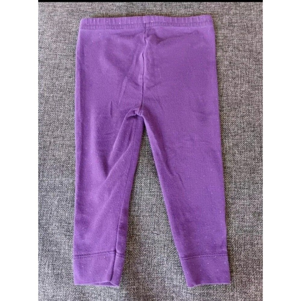Pants 18 months Girls Garanimals Polka Purple Dot Skinny Fit Leggings Toddler